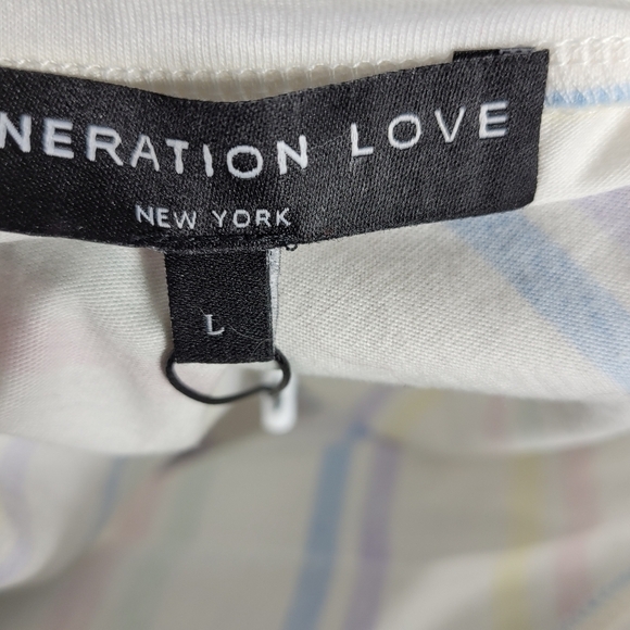 Generation Love Hannah Rainbow Striped Top - Picture 6 of 7